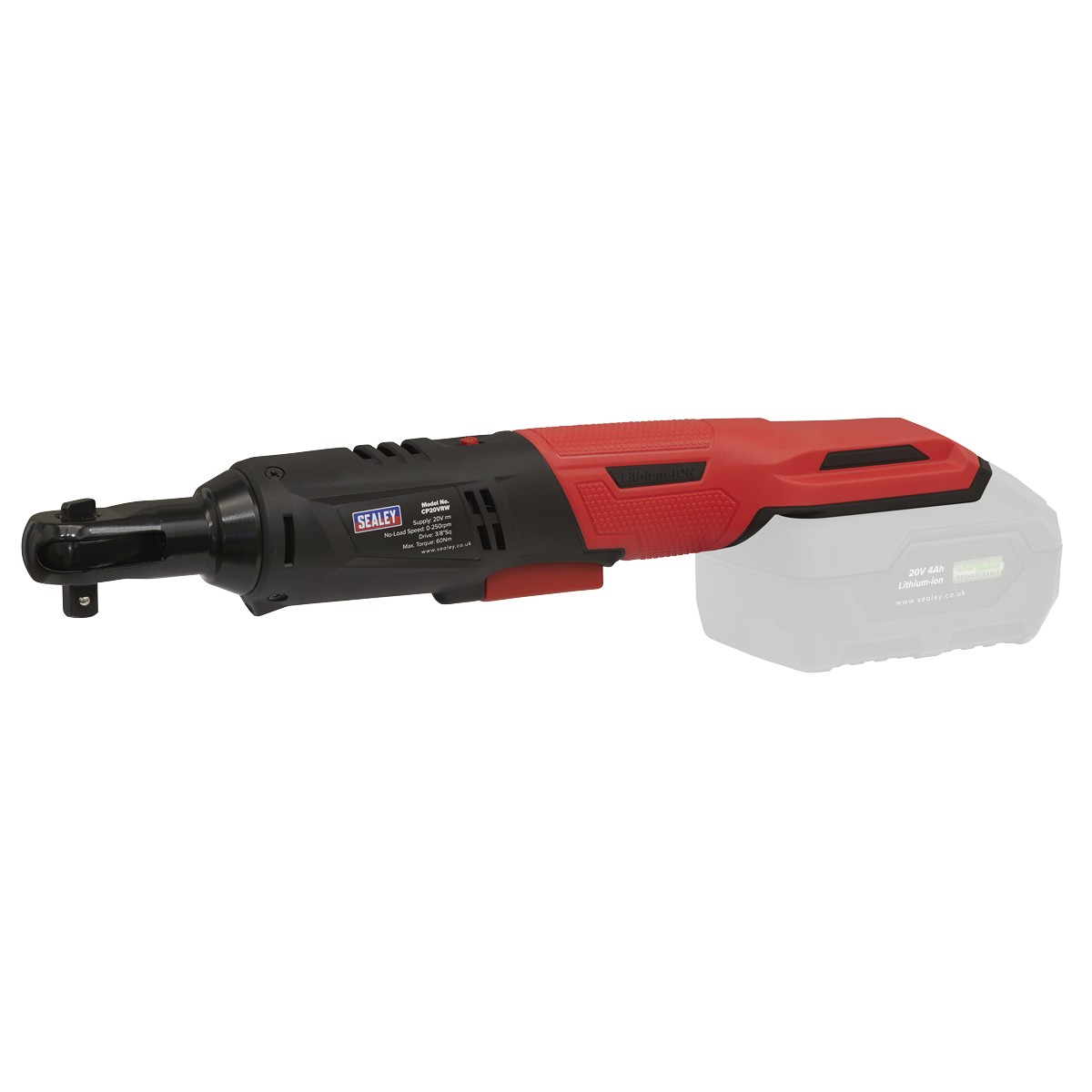 Ratchet Wrench 20V SV20 Series 3/8"Sq Drive 60Nm - Body Only