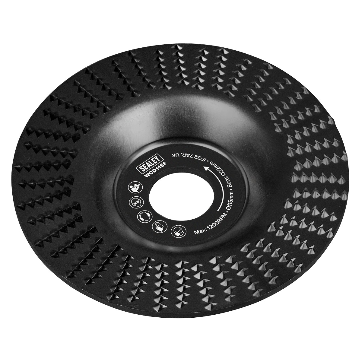 115mm Flat Shape Wood Carving Disc 22mm Bore